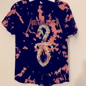 Metallica bleached band tee